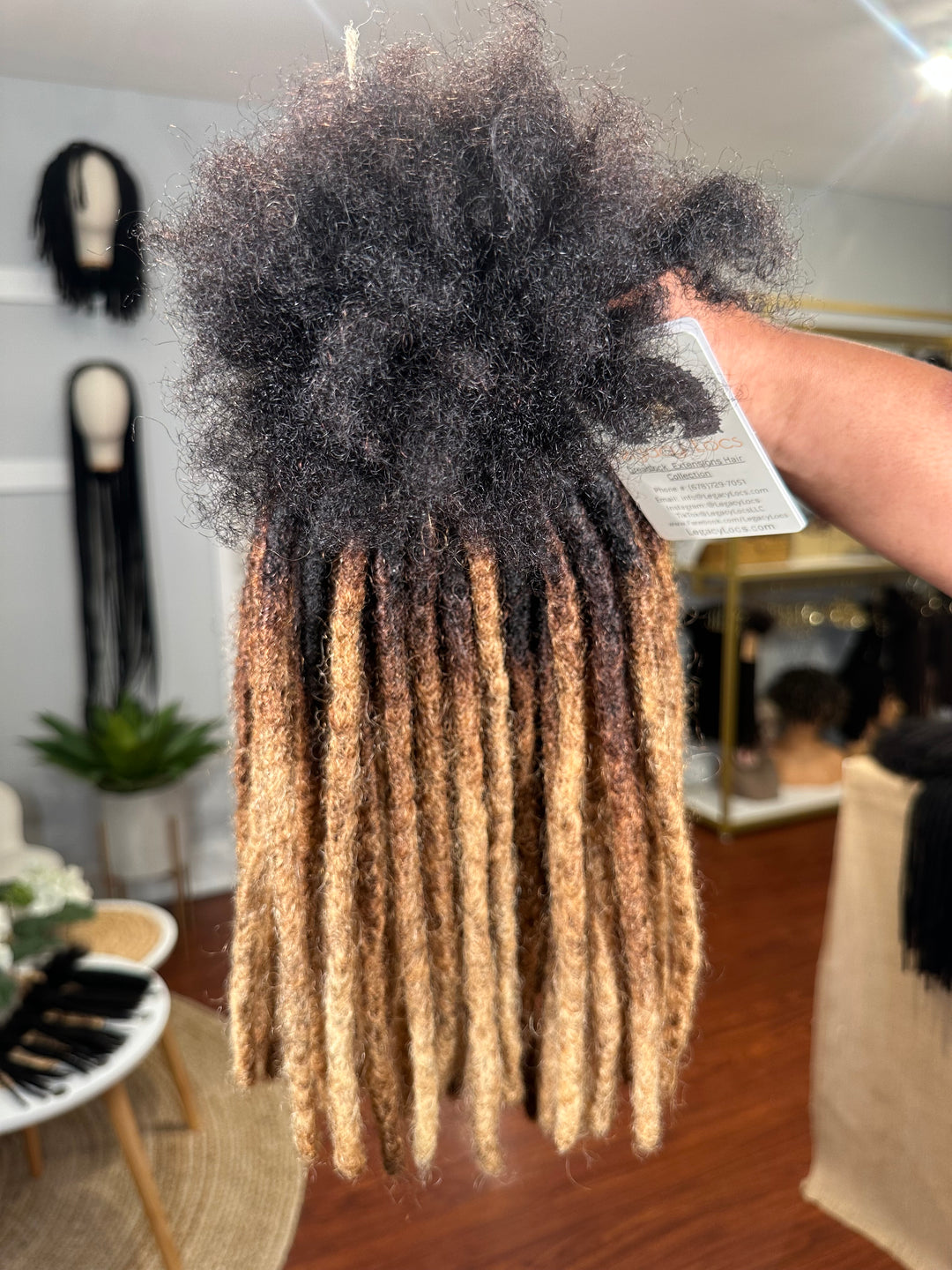 Medium Width-Interloc'd Loc Extensions *70 Locs Bundle*(READY TO SHIP IN 1-3 BUSINESS DAYS)