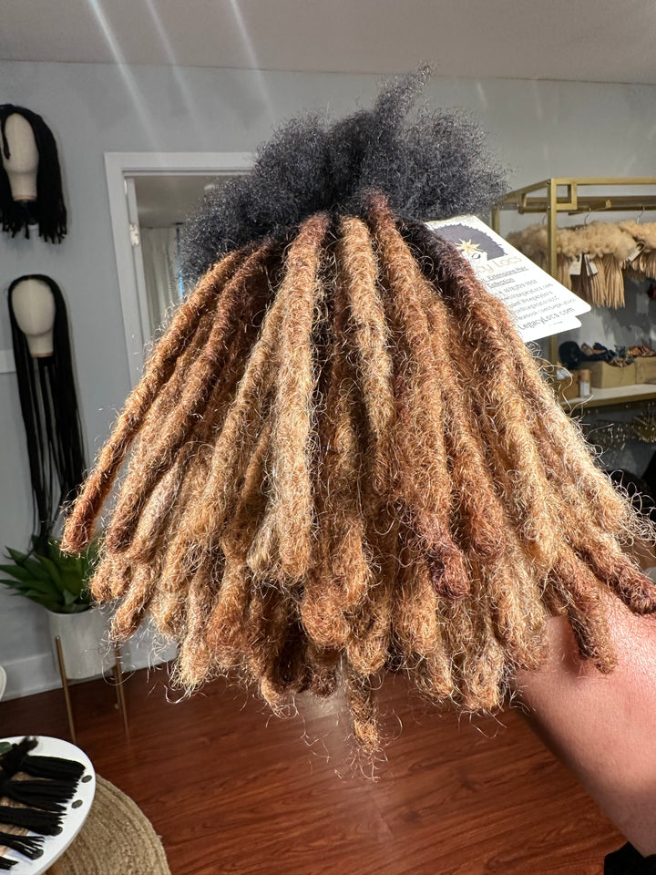 Medium Width-Interloc'd Loc Extensions *80 Locs Bundle*(READY TO SHIP IN 1-3 BUSINESS DAYS)