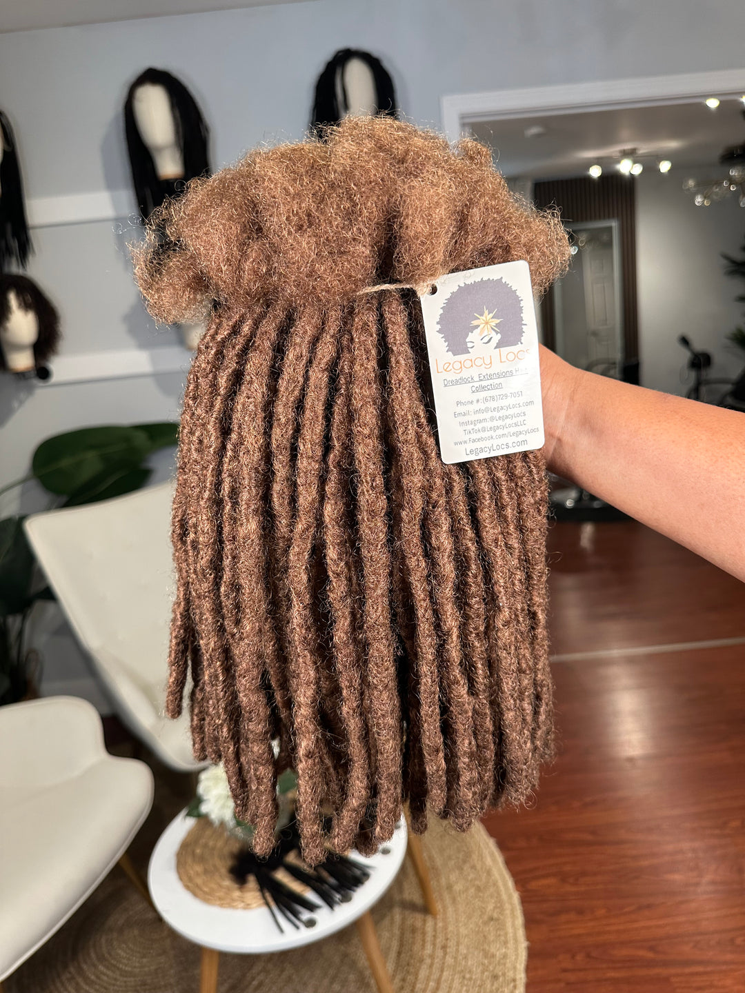 Medium Width-Interloc'd Loc Extensions *100 Locs Bundle*(READY TO SHIP IN 1-3 BUSINESS DAYS)