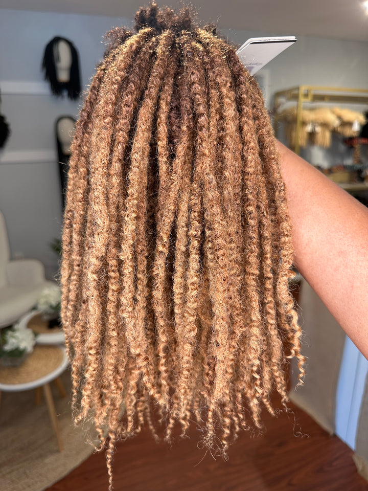 Small Width-Textured Coil  Loc Extensions *100 Locs Bundle*(READY TO SHIP IN 1-3 BUSINESS DAYS)