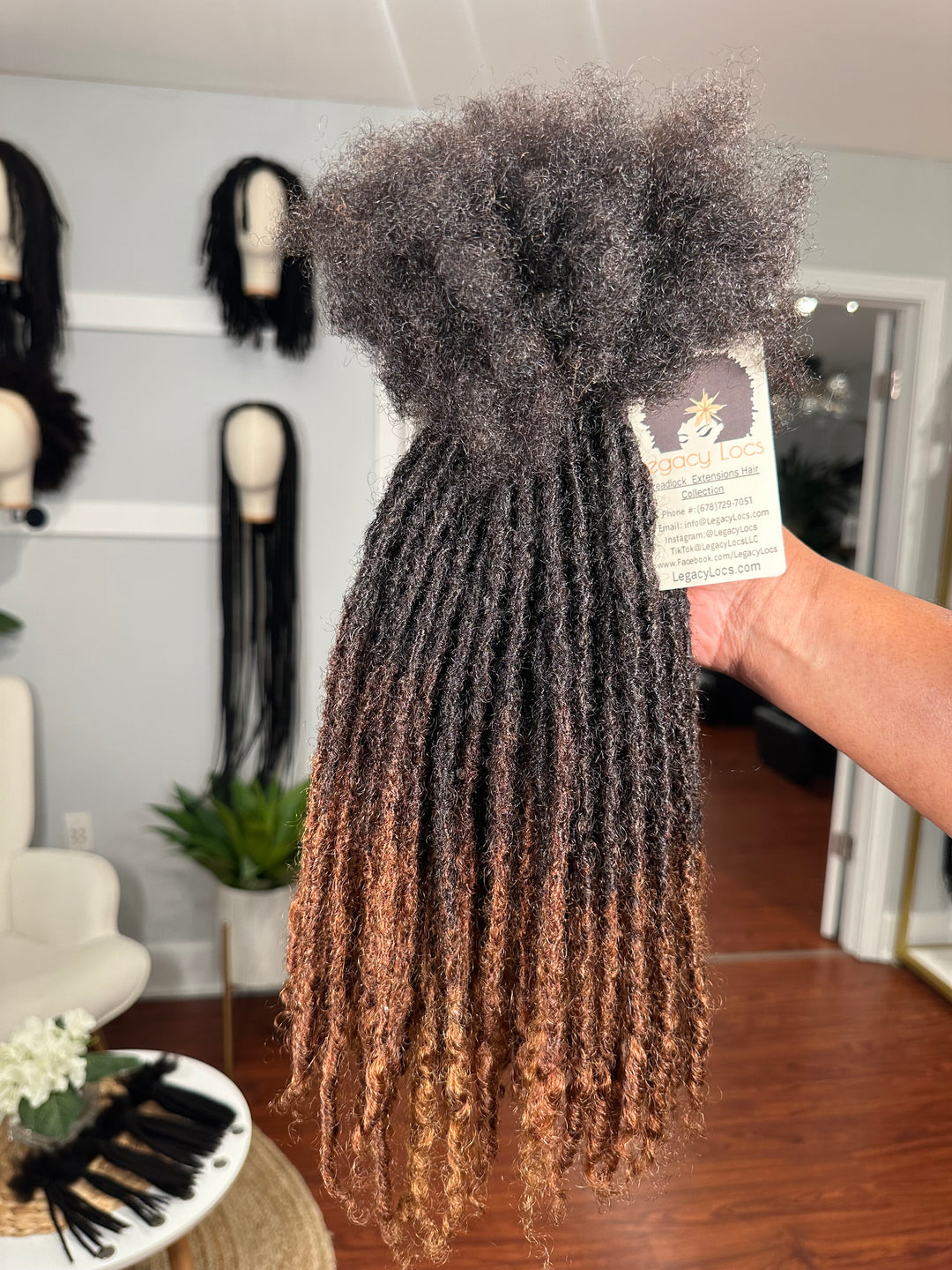 XSmall Width-Interloc'd Coil  Loc Extensions *110 Locs Bundle*(READY TO SHIP IN 1-3 BUSINESS DAYS)