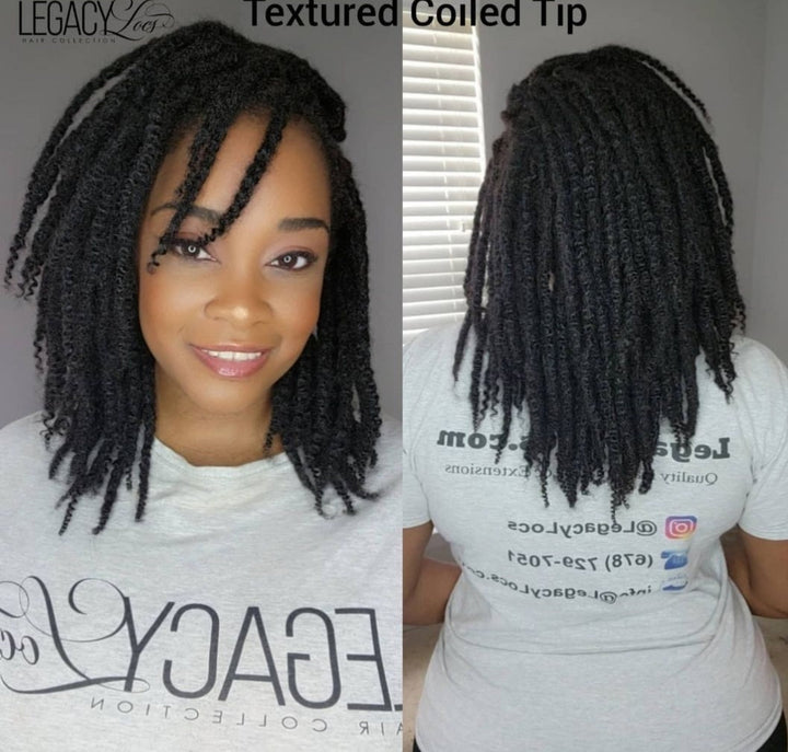 Textured Coil Tip Loc Extension Bundles (READY TO SHIP IN 1-3 BUSINESS DAYS)
