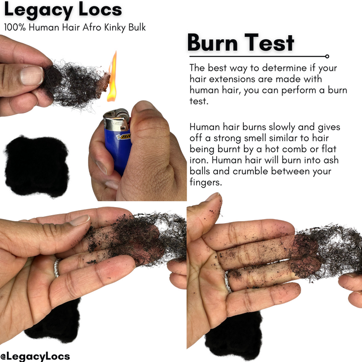 (30 Grams) Legacy Tight Afro Kinky Bulk 100% Human Hair