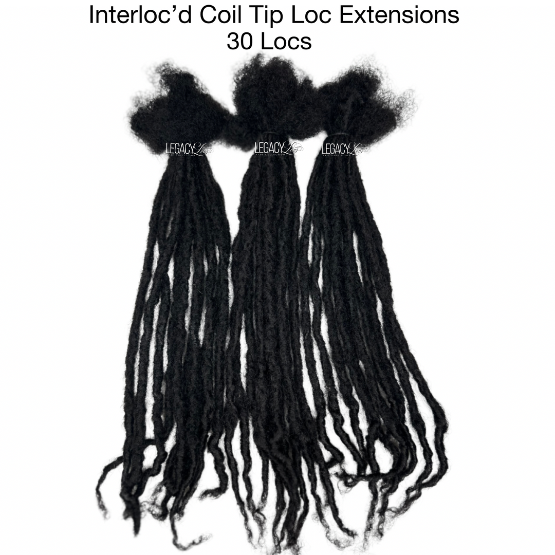 Interloc'd Coil Tip Loc Extension Bundles (READY TO SHIP IN 1-3 BUSINESS DAYS)