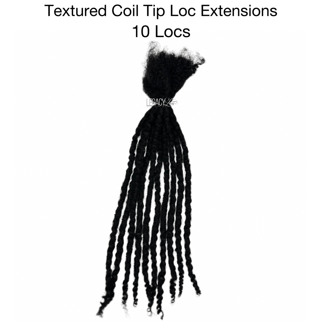 Textured Coil Tip Loc Extension Bundles (READY TO SHIP IN 1-3 BUSINESS DAYS)