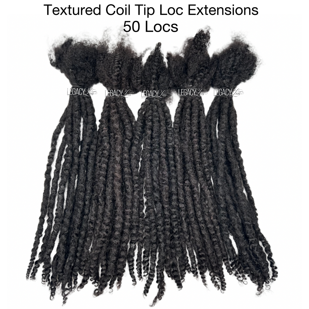 Textured Coil Tip Loc Extension Bundles (READY TO SHIP IN 1-3 BUSINESS DAYS)