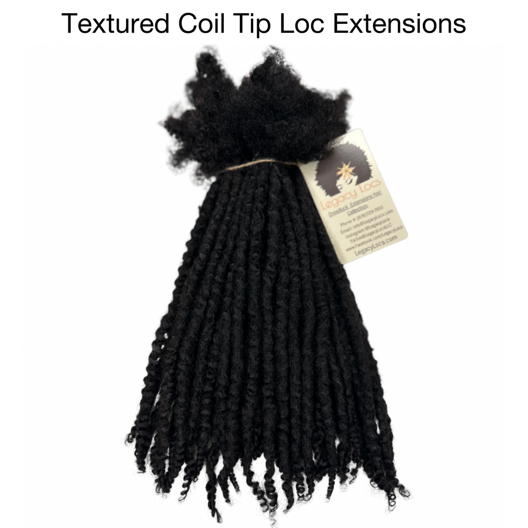 Textured Coil Tip Loc Extension Bundles (READY TO SHIP IN 1-3 BUSINESS DAYS)