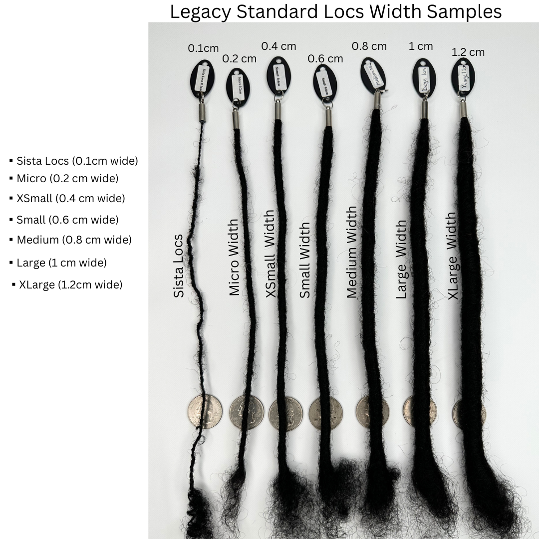 Large Width Standard Loc Extensions (CUSTOM PRE-ORDER /SHIPS IN 2-6 WEEKS)