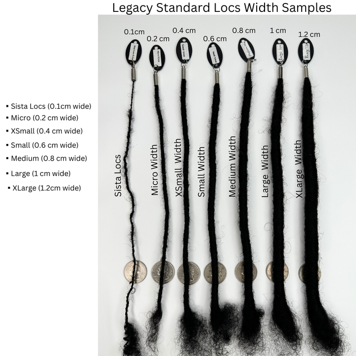 Large Width Standard Loc Extensions (CUSTOM PRE-ORDER /SHIPS IN 2-6 WEEKS)