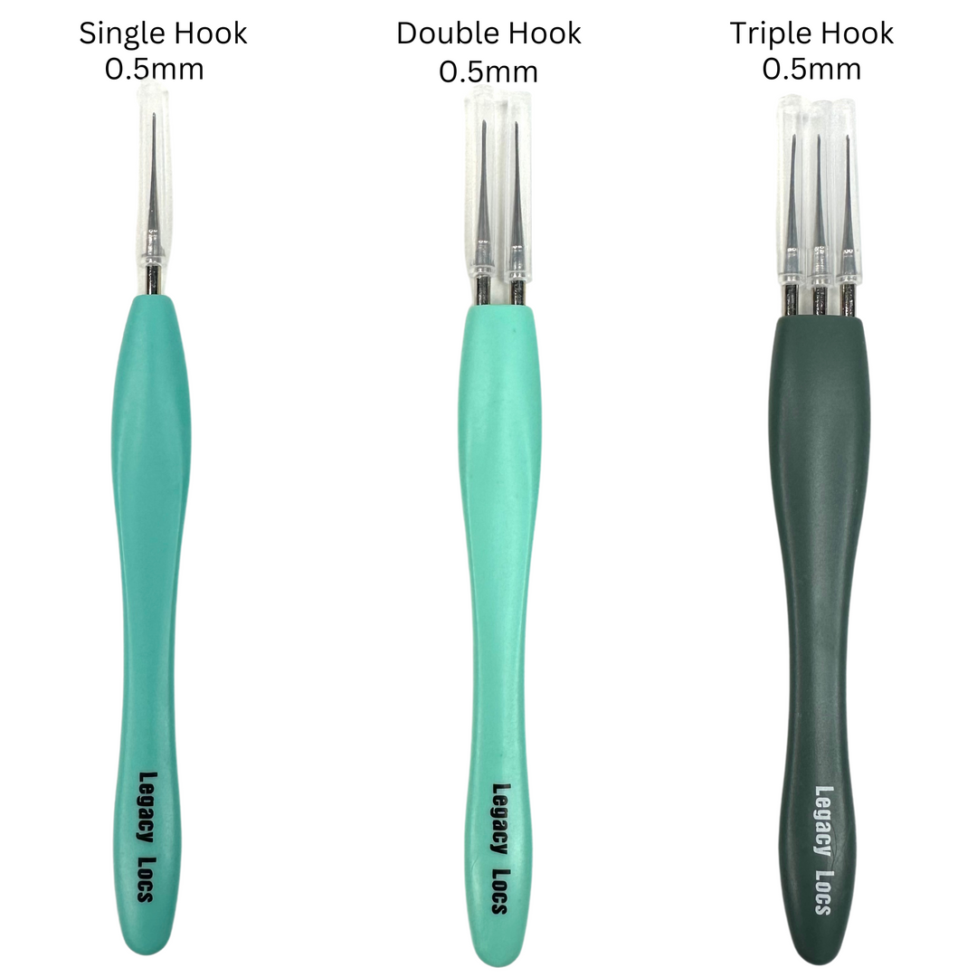 Dreadlock Tool Crochet Needle 3 Piece Bundle