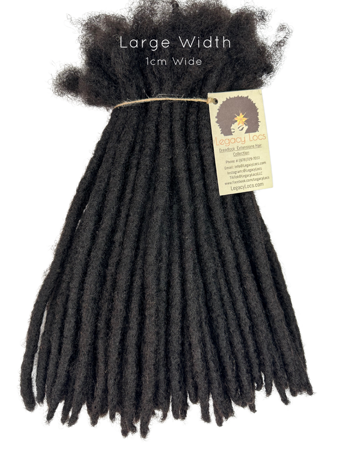 Large Width Standard Loc Extensions (CUSTOM PRE-ORDER /SHIPS IN 2-6 WEEKS)