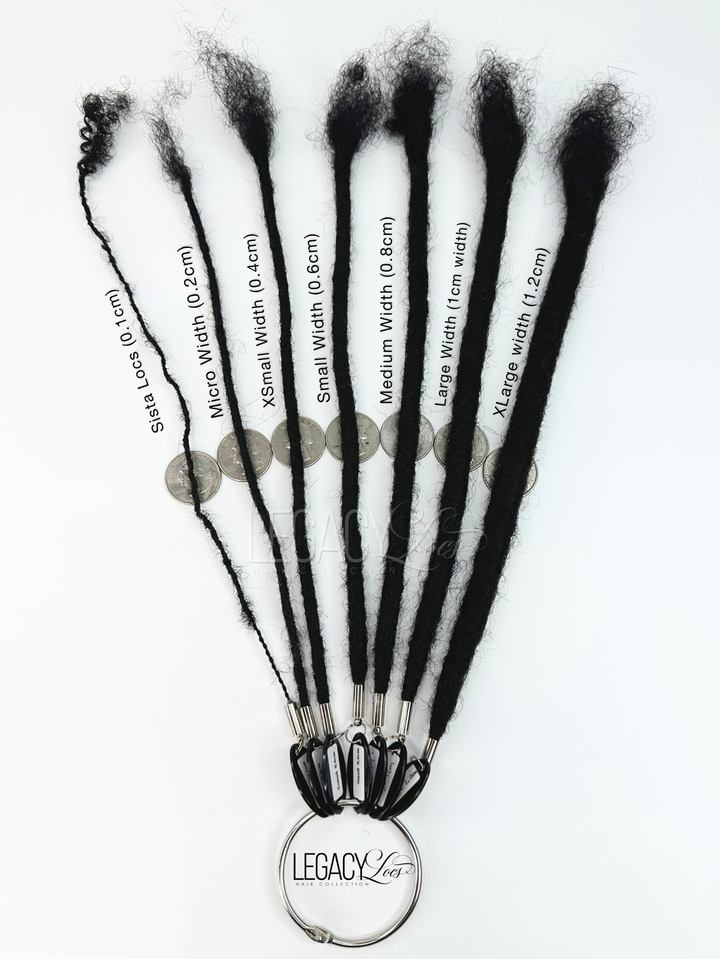 Large Width Standard Loc Extensions (CUSTOM PRE-ORDER /SHIPS IN 2-6 WEEKS)