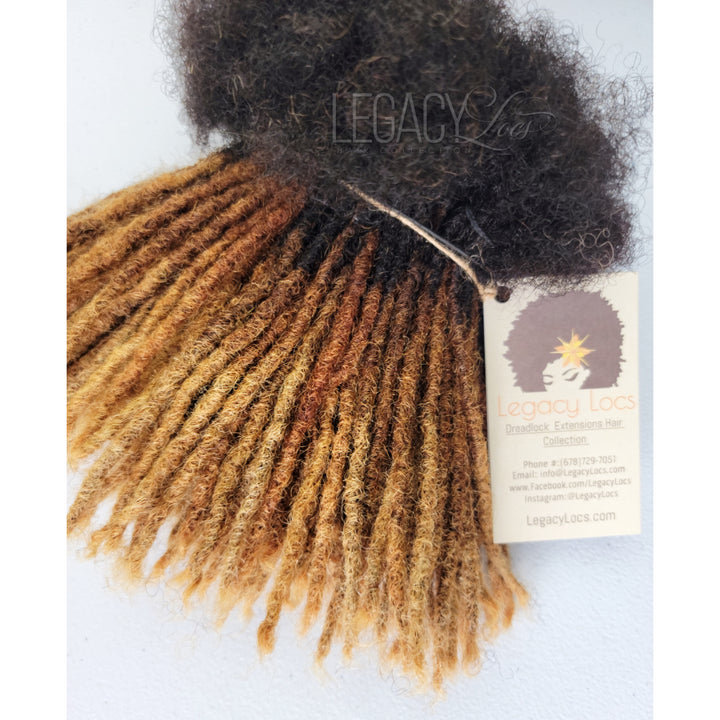 XSmall Width Standard Loc Extensions Color Honey Tip Variants(CUSTOM PRE-ORDER /SHIPS IN 2-6 WEEKS)