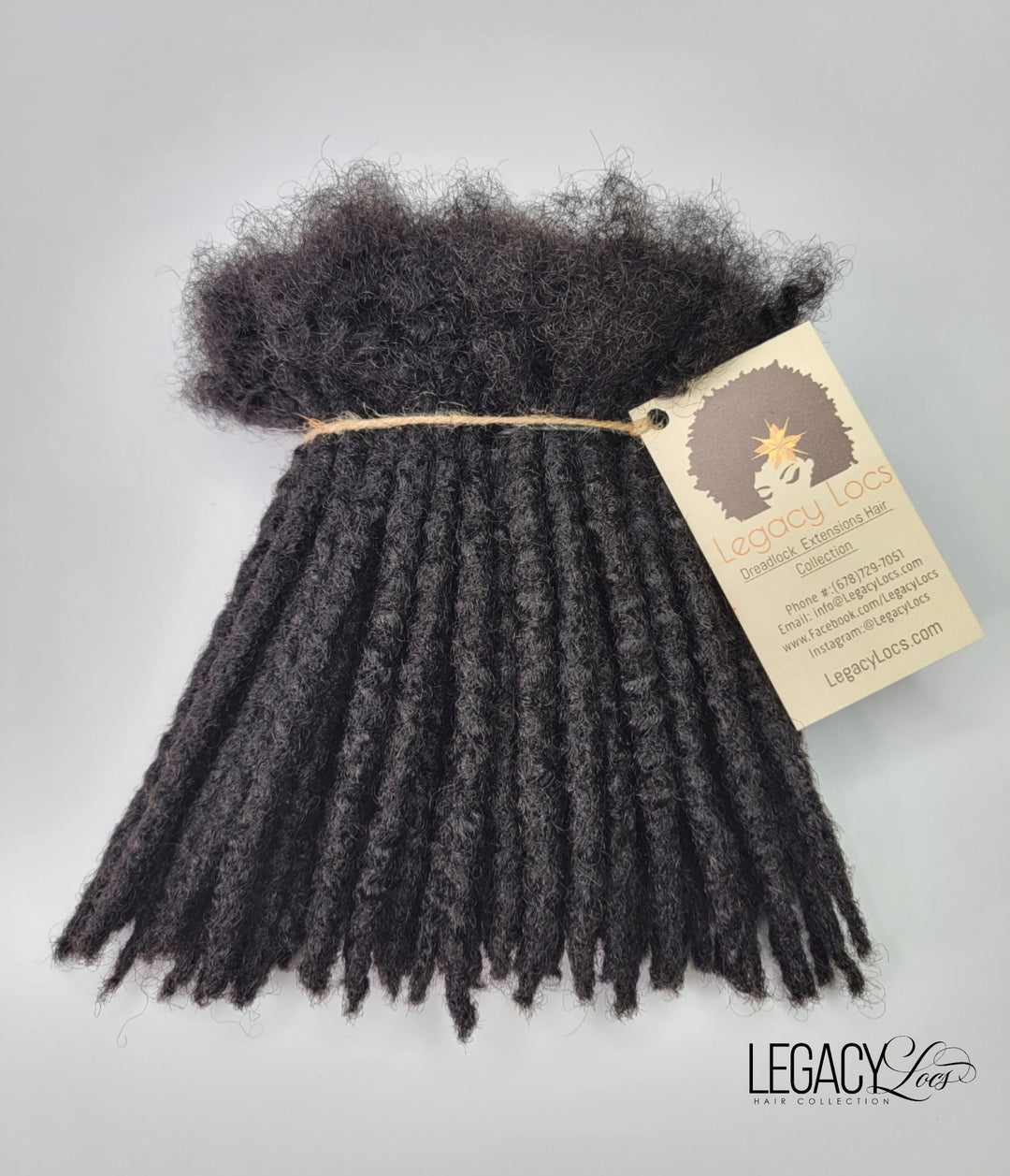 Micro Width Textured  Loc Extensions (CUSTOM PRE-ORDER /SHIPS IN 2-6 WEEKS)