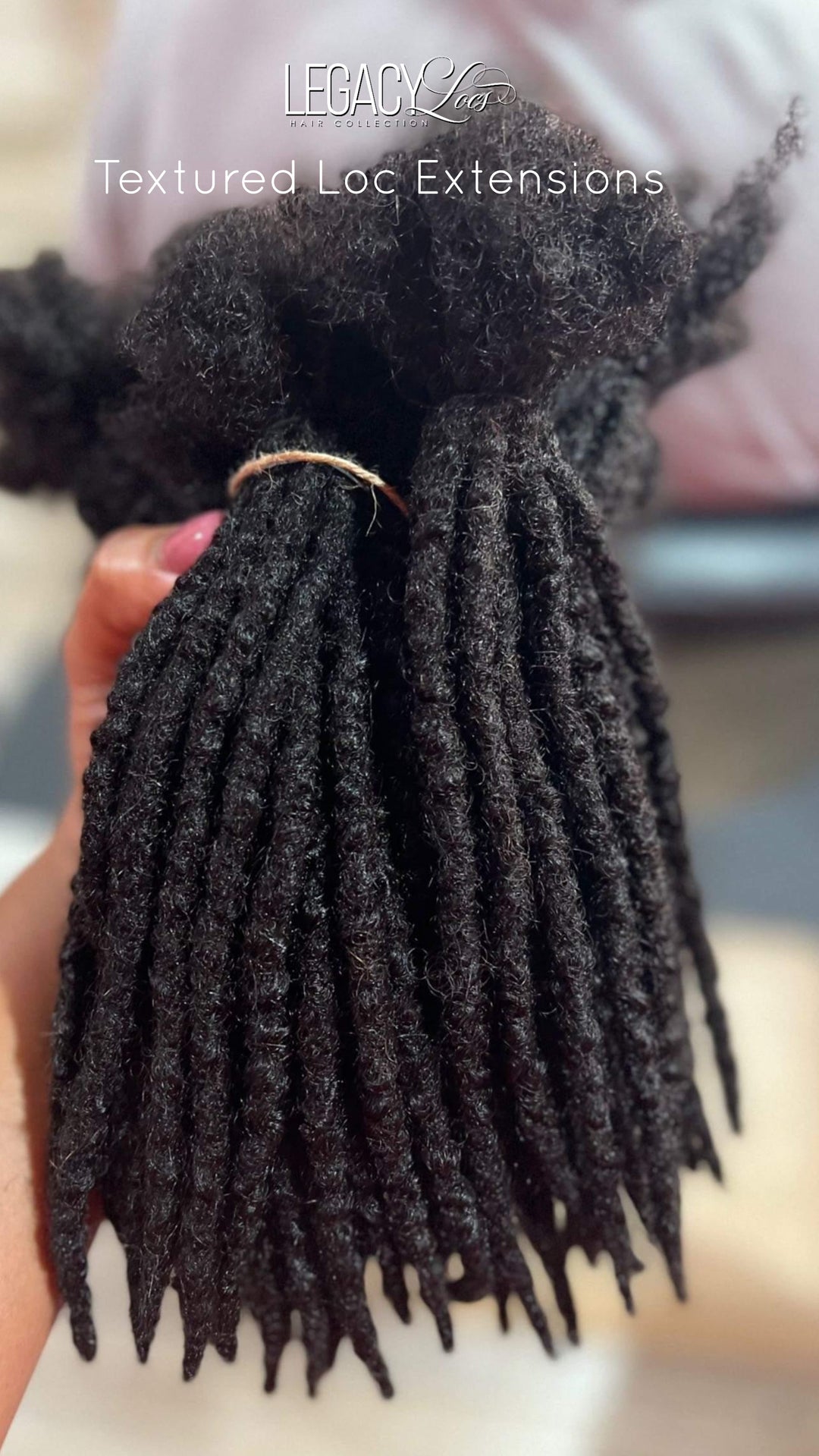 Micro Width Textured  Loc Extensions (CUSTOM PRE-ORDER /SHIPS IN 2-6 WEEKS)