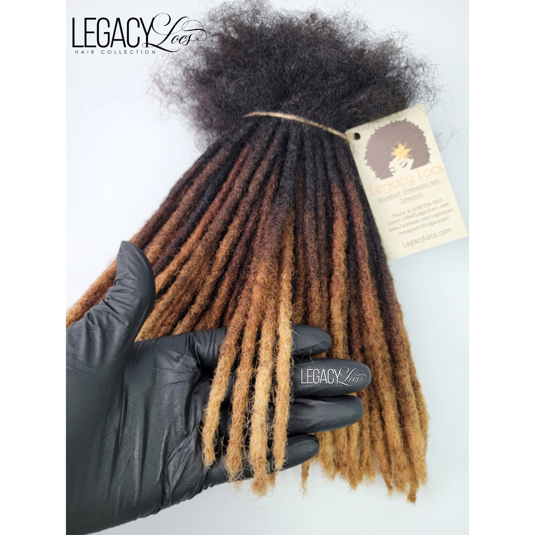 XSmall Width Standard Loc Extensions Color Honey Tip Variants(CUSTOM PRE-ORDER /SHIPS IN 2-6 WEEKS)