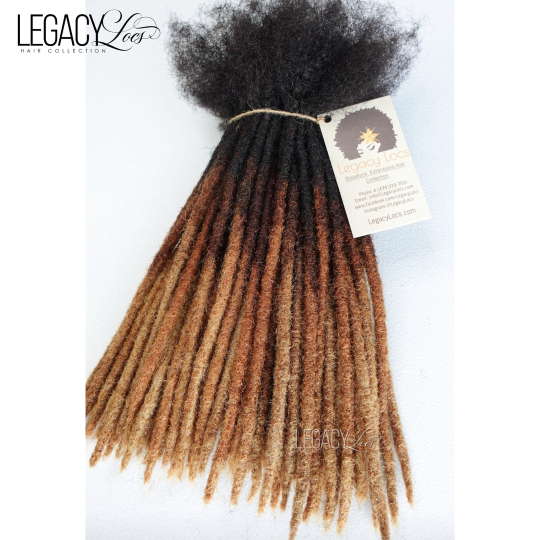 XSmall Width Standard Loc Extensions Color Honey Tip Variants(CUSTOM PRE-ORDER /SHIPS IN 2-6 WEEKS)