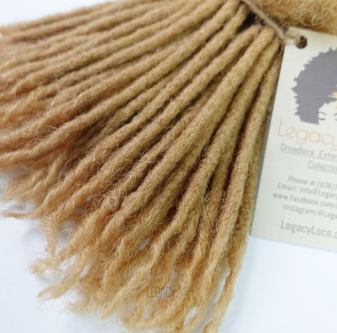 Micro Width Standard Coil Tip Loc Extensions (CUSTOM PRE-ORDER /SHIPS IN 2-6 WEEKS)