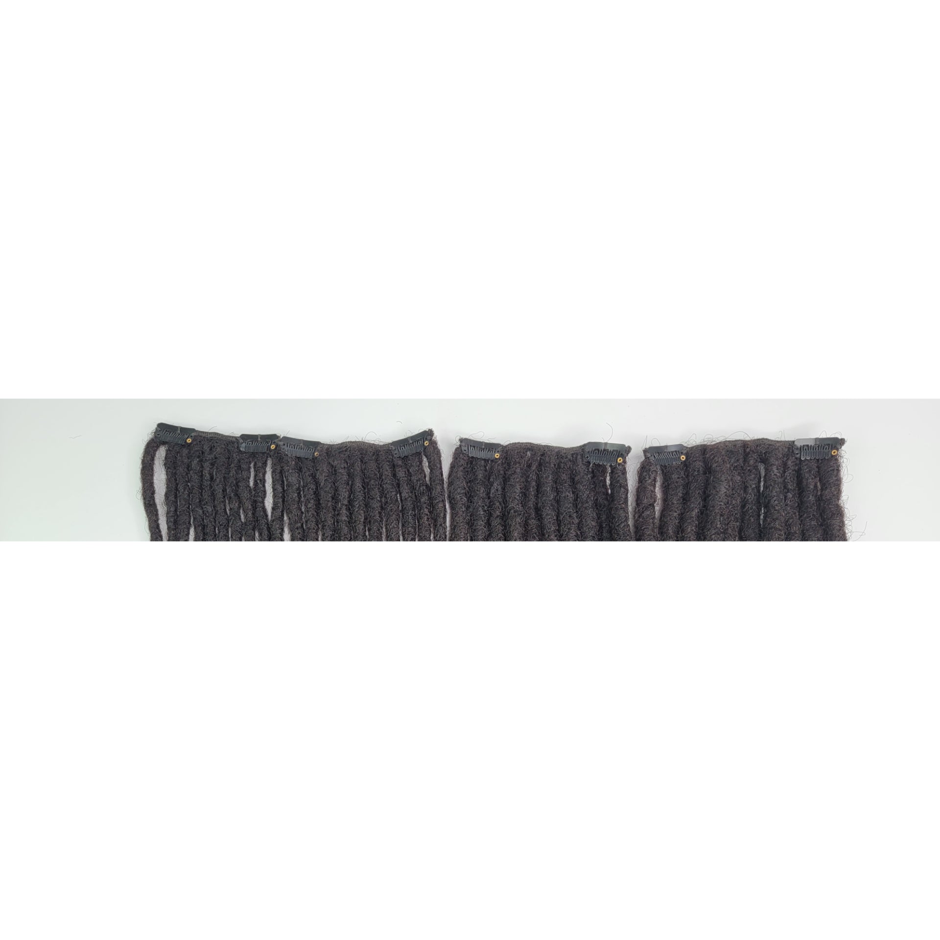 Clip-in Human Hair Loc Extensions