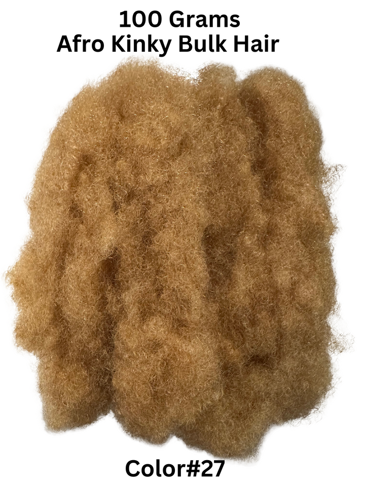 (100 Grams) Legacy Tight Afro Kinky Bulk 100% Human Hair