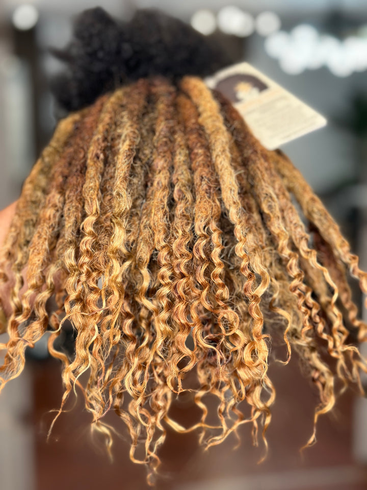 Medium Width- Textured Coil Extensions *60 Loc Bundle*(READY TO SHIP IN 1-3 BUSINESS DAYS)