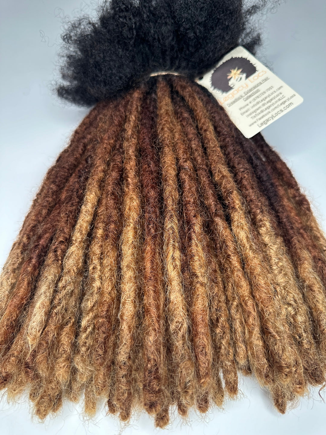 Medium Width-Interloc'd Loc Extensions *80 Locs Bundle*(READY TO SHIP IN 1-3 BUSINESS DAYS)