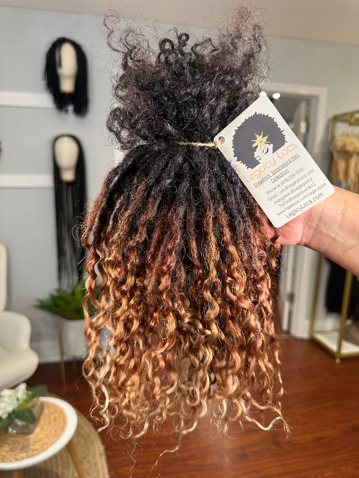 Black brown ombre tie on Loc extensions Amazon.com : Brown Blonde Ombre Goddess Locs Crochet Hair T1  main image 2