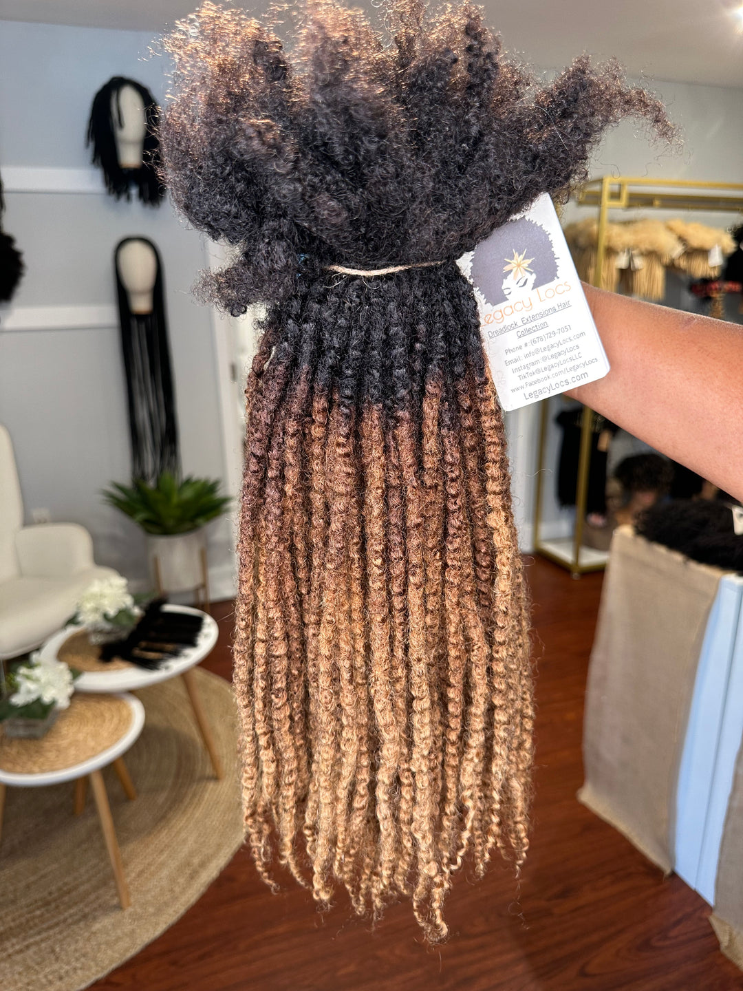 Small Width-Textured Coil  Loc Extensions *100 Locs Bundle*(READY TO SHIP IN 1-3 BUSINESS DAYS)