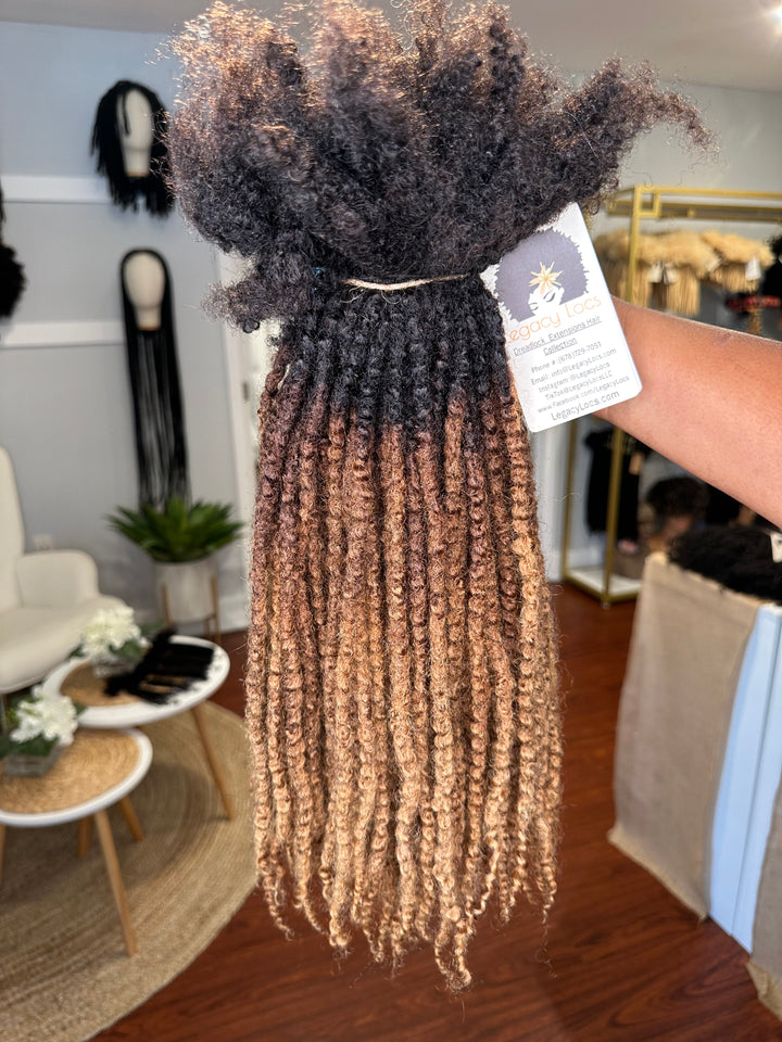 Small Width-Textured Coil  Loc Extensions *100 Locs Bundle*(READY TO SHIP IN 1-3 BUSINESS DAYS)