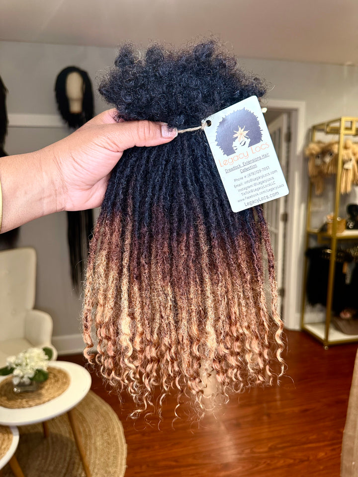 XSmall Width-Interloc'd Coil  Loc Extensions *100 Locs Bundle*(READY TO SHIP IN 1-3 BUSINESS DAYS)