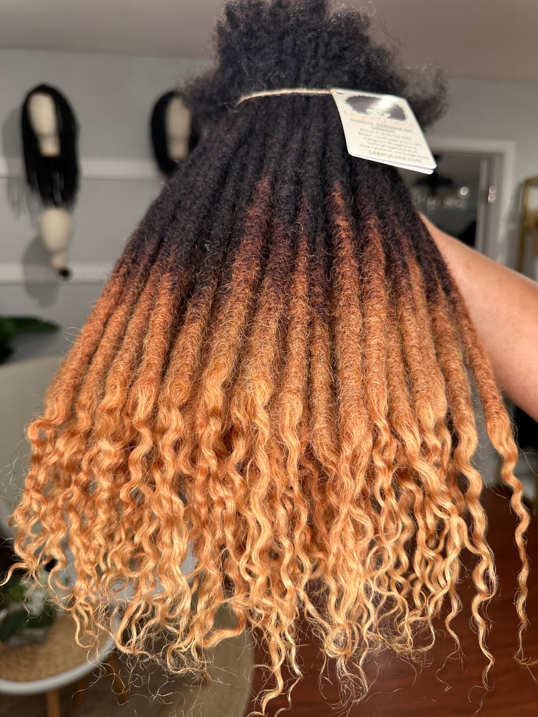 Medium Width- Standard Coil Loc Extensions *100 Locs Bundle*(READY TO SHIP IN 1-3 BUSINESS DAYS)