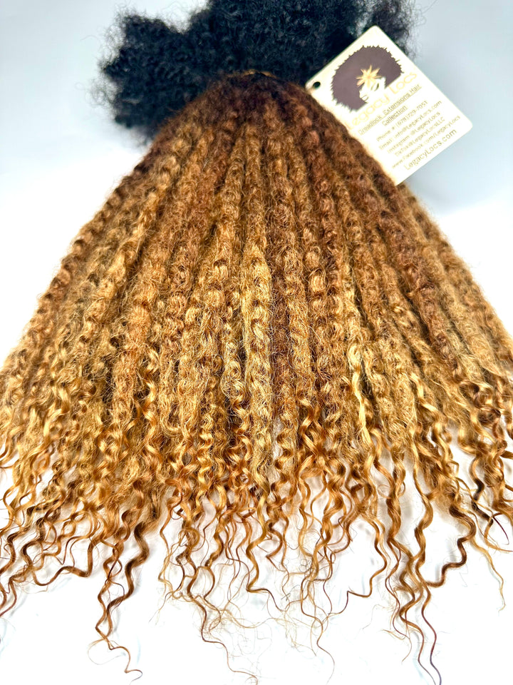 Small Width- Textured Coil Extensions *100 Loc Bundle*(READY TO SHIP IN 1-3 BUSINESS DAYS)