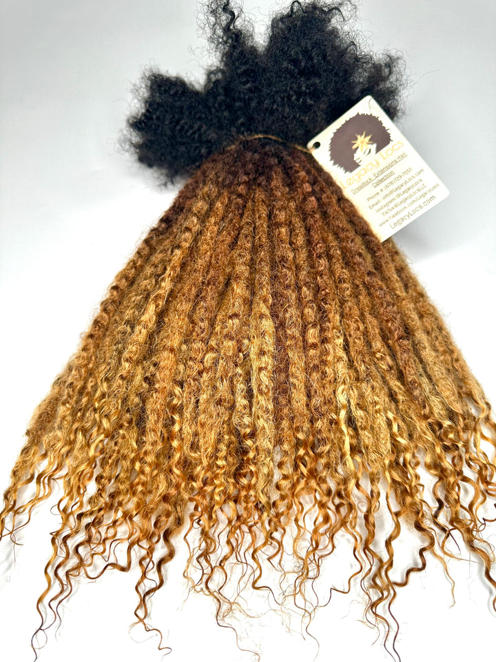 Small Width- Textured Coil Extensions *100 Loc Bundle*(READY TO SHIP IN 1-3 BUSINESS DAYS)