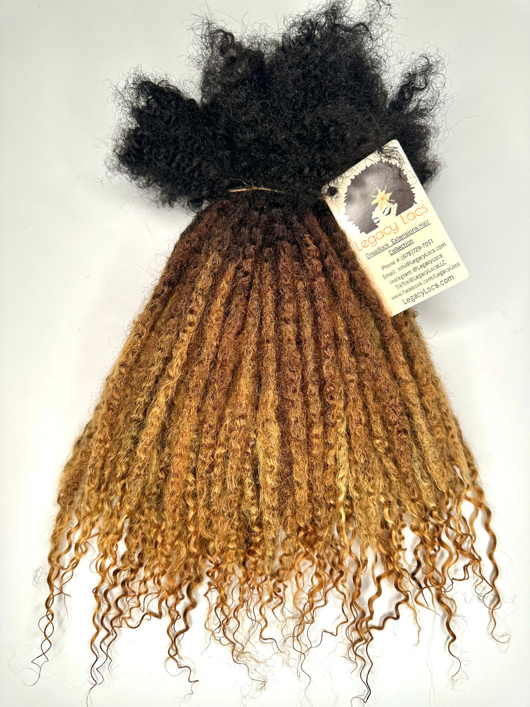 Small Width- Textured Coil Extensions *100 Loc Bundle*(READY TO SHIP IN 1-3 BUSINESS DAYS)