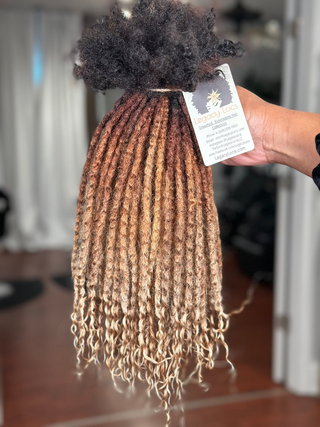 Small Width-Textured Coil  Loc Extensions *80 Locs Bundle*(READY TO SHIP IN 1-3 BUSINESS DAYS)