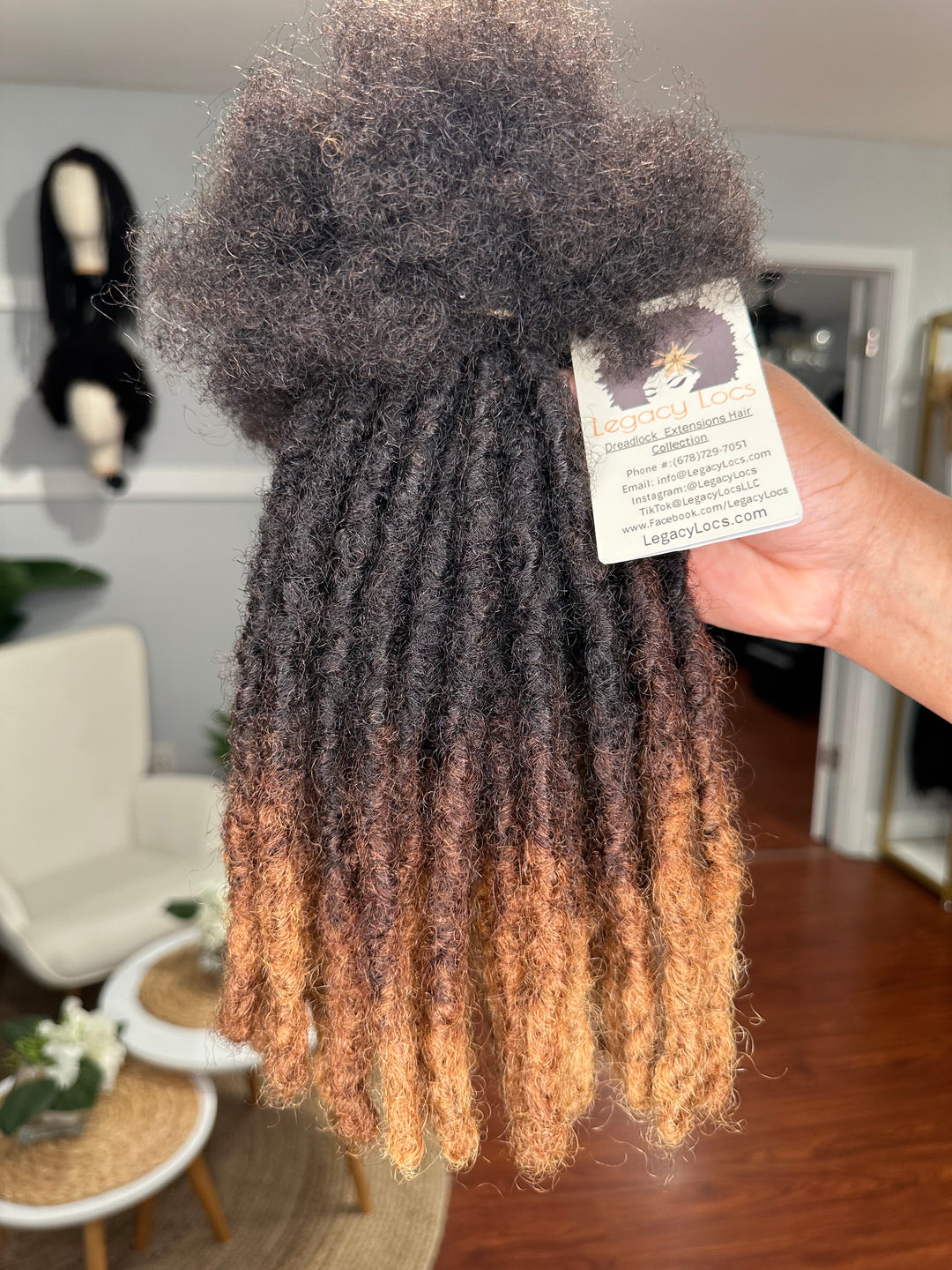 Large Width-Interloc'd  Loc Extensions * 40 Locs Bundle*(READY TO SHIP IN 1-3 BUSINESS DAYS)