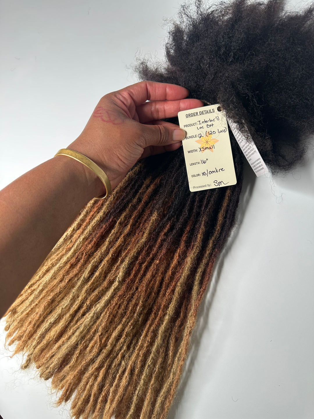 XSmall Width- Interloc'd Loc Extensions *120 Locs Bundle*(READY TO SHIP)