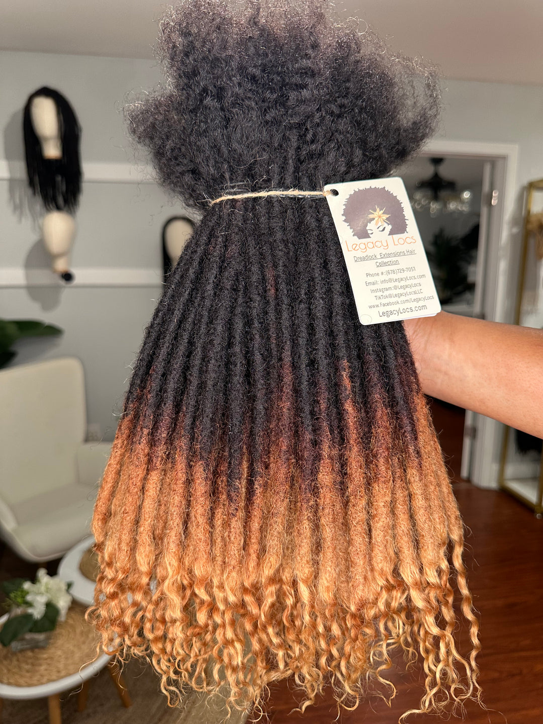 Medium Width- Standard Coil Loc Extensions *100 Locs Bundle*(READY TO SHIP IN 1-3 BUSINESS DAYS)