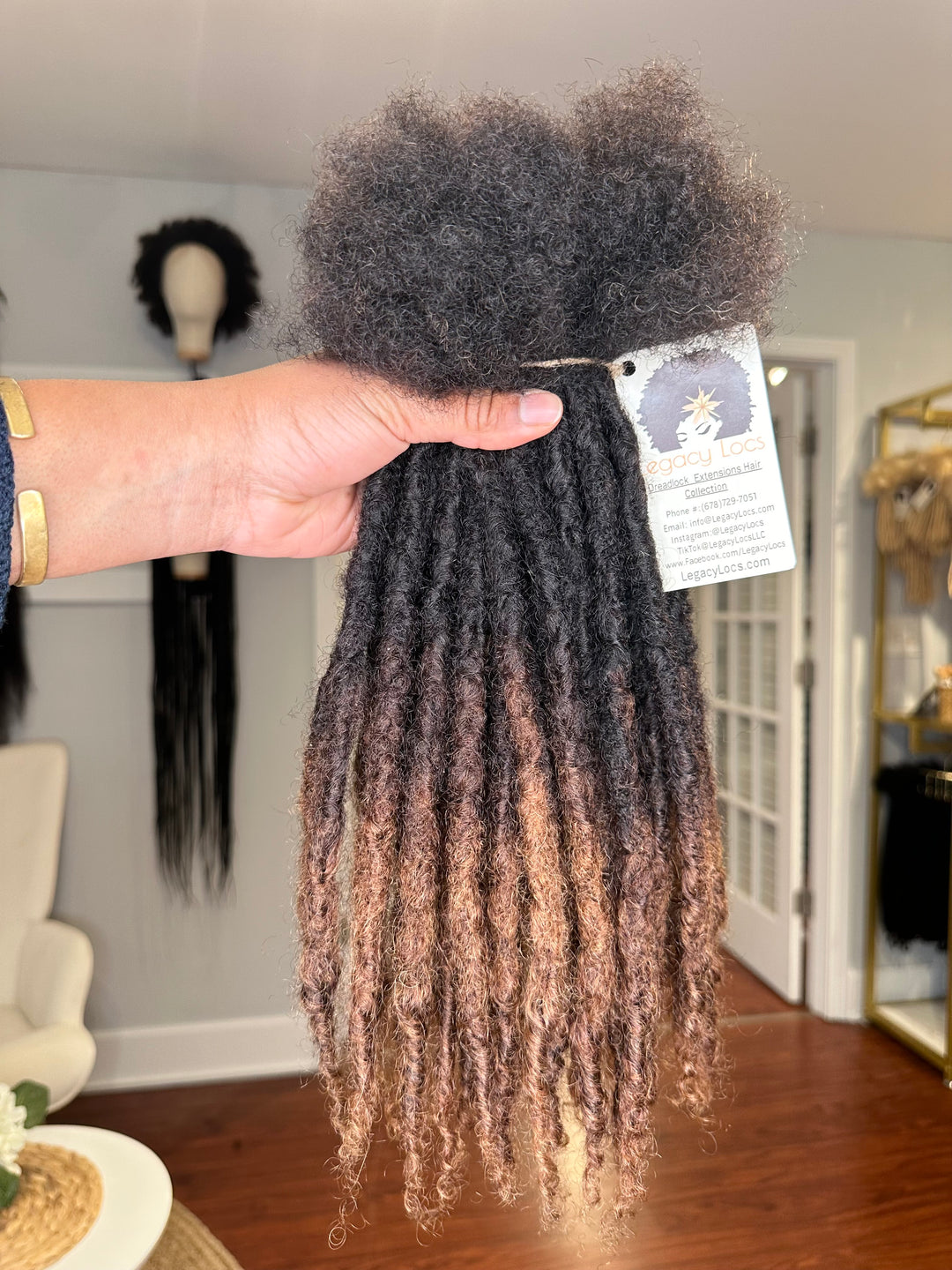 Medium Width- Interloc'd Coil Loc Extensions *40 Loc Bundle*(READY TO SHIP IN 1-3 BUSINESS DAYS)