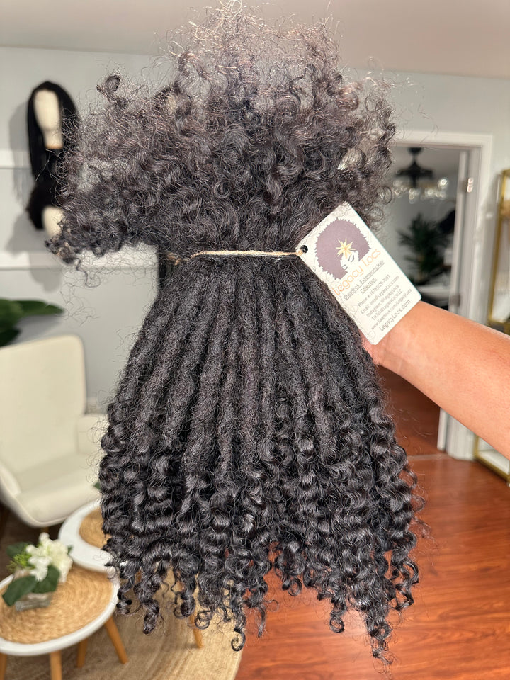 Medium Width-Fluffy Fusion Loc Extensions *90 Loc Bundle*(READY TO SHIP IN 1-3 BUSINESS DAYS)