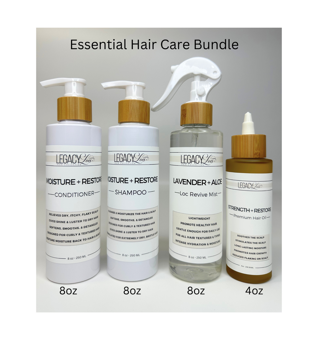 Essential Hair Care Product Bundle