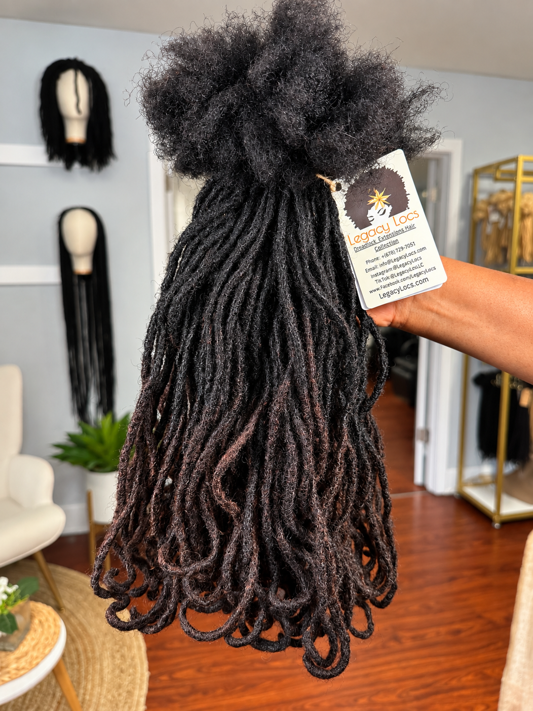 Deep Wave Loc Extensions | 120 Locs | XSmall Width | 14” | 
