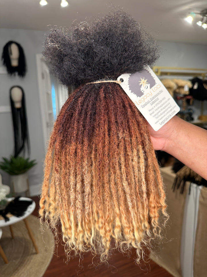 XSmall Width-Interloc'd Coil  Loc Extensions *100 Locs Bundle*(READY TO SHIP IN 1-3 BUSINESS DAYS)