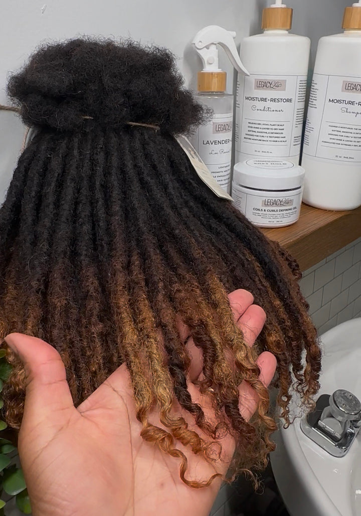 Interloc’d Coil Loc Extensions | 50 Locs | Medium | 10” | 