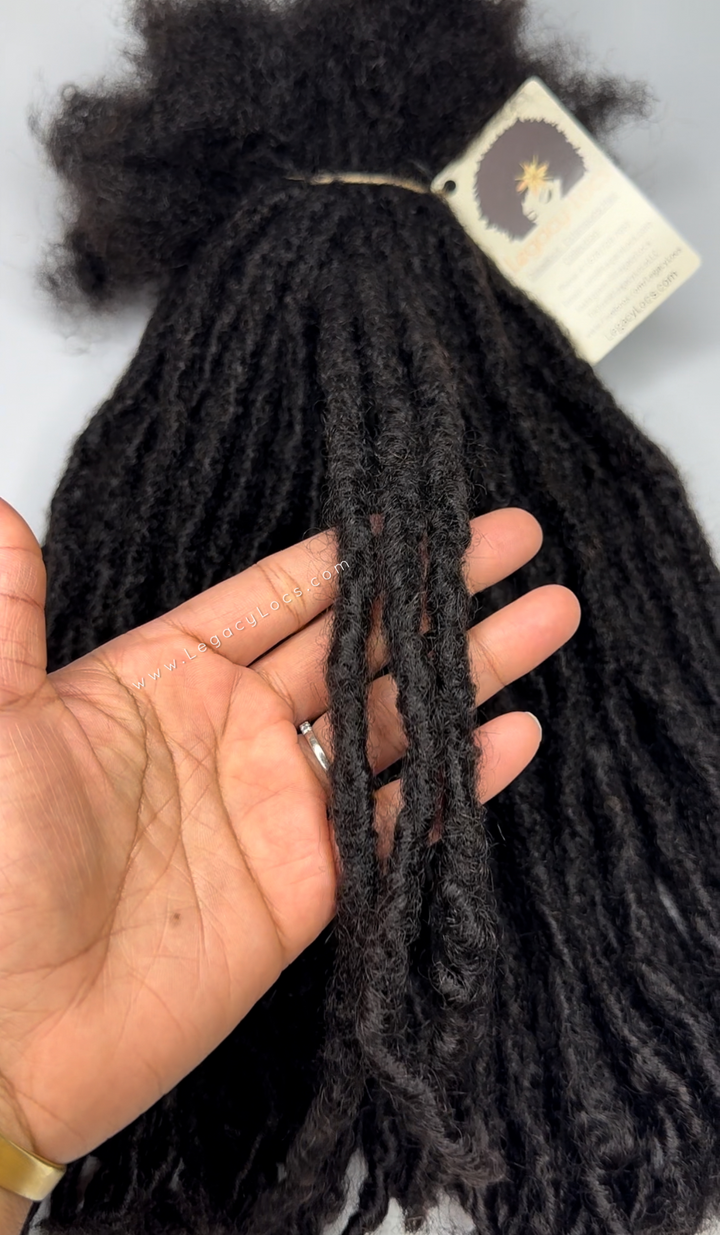 Medium Width-Interloc'd Coil Tip Loc Extensions *70 Locs Bundle*(READY TO SHIP)