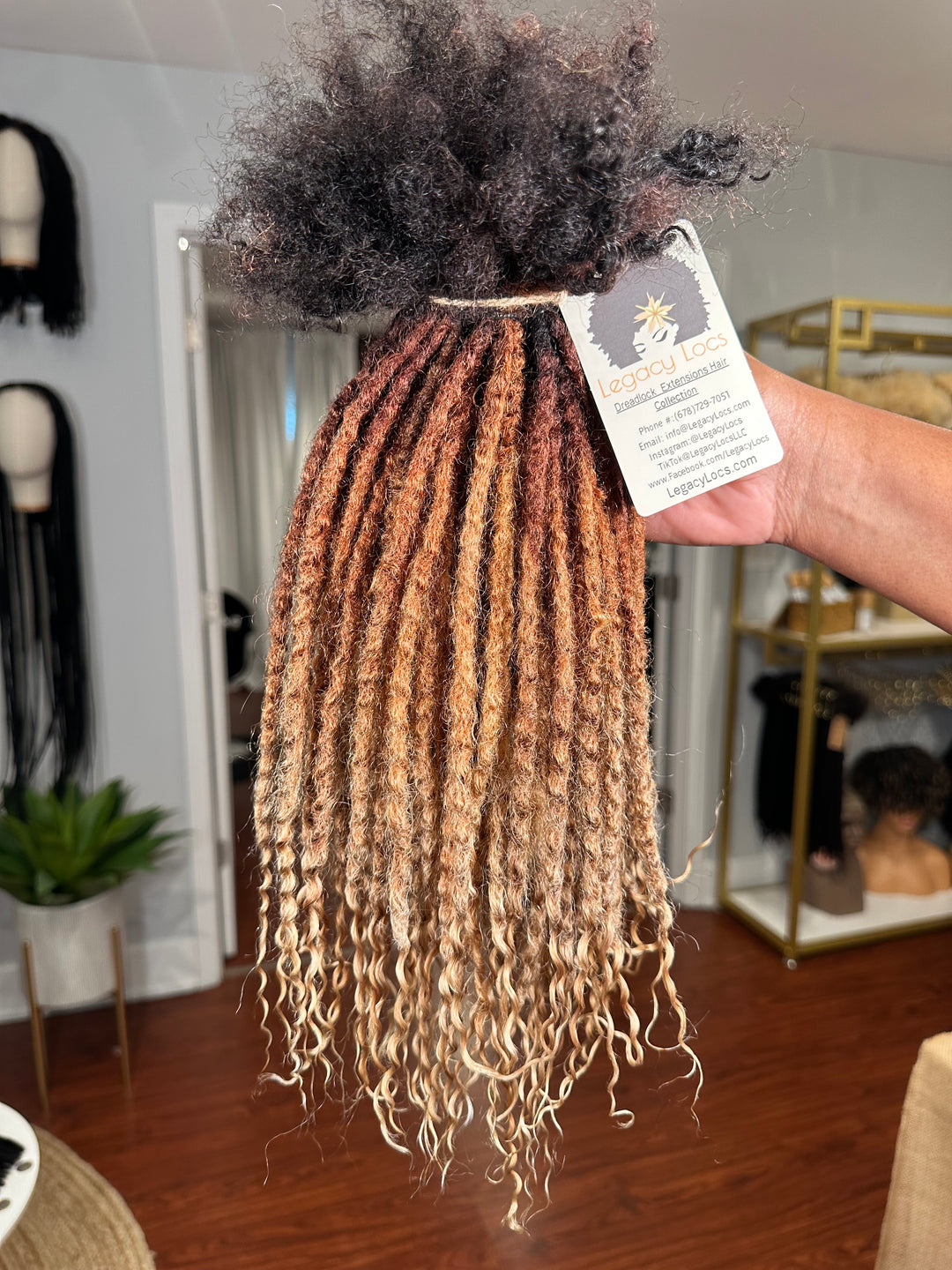 Small Width-Textured Coil  Loc Extensions *80 Locs Bundle*(READY TO SHIP IN 1-3 BUSINESS DAYS)