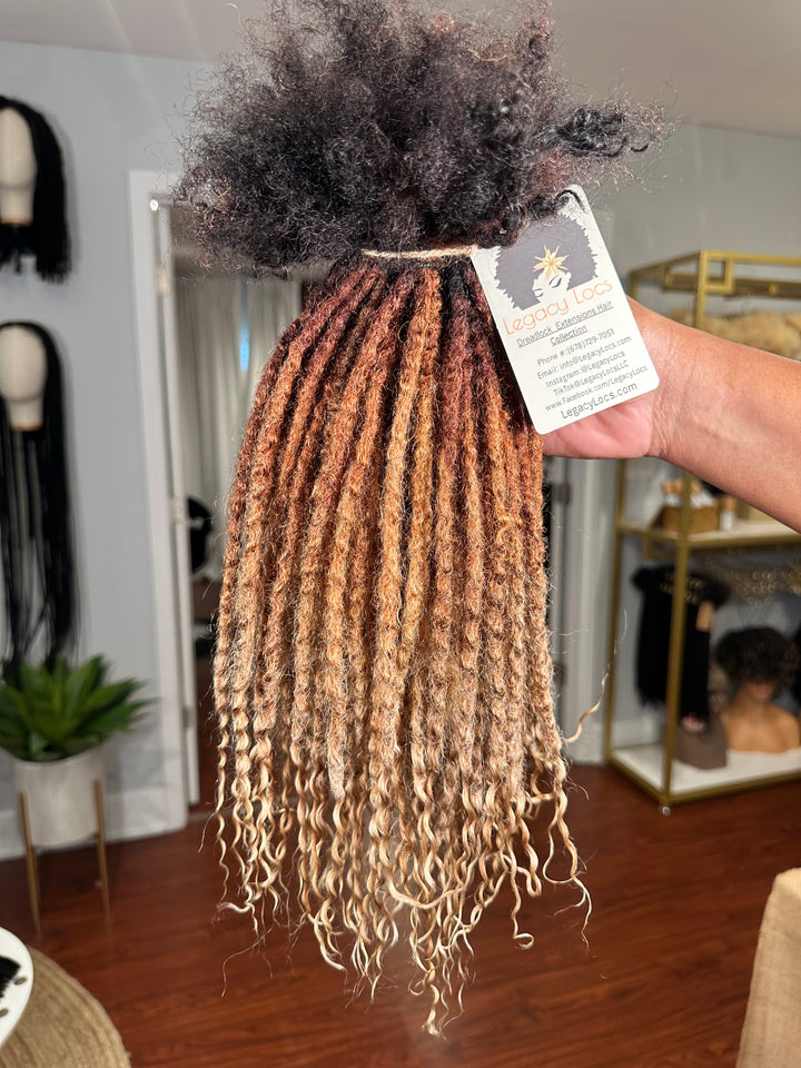 Small Width-Textured Coil  Loc Extensions *80 Locs Bundle*(READY TO SHIP IN 1-3 BUSINESS DAYS)