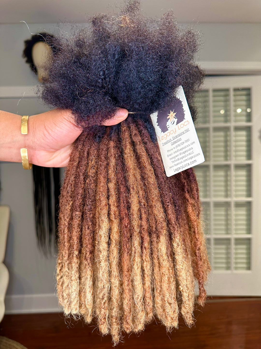 Medium Width-Interloc'd Loc Extensions *80 Locs Bundle*(READY TO SHIP IN 1-3 BUSINESS DAYS)