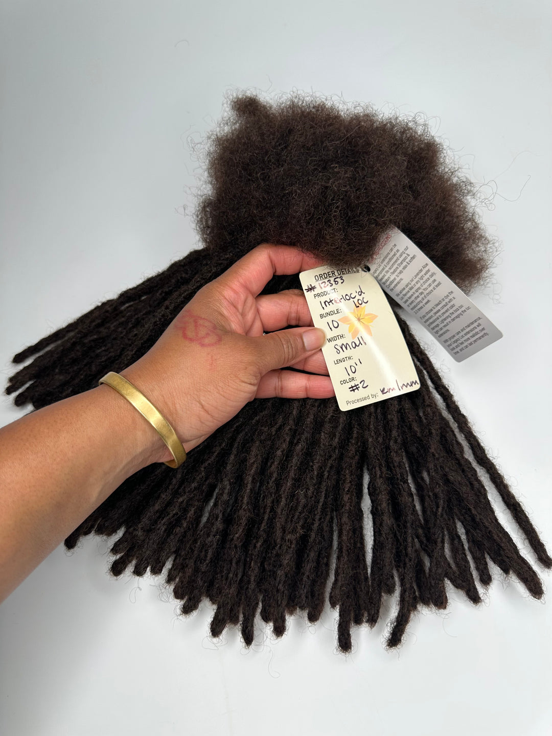 Small Width-Interloc'd  Loc Extensions *100 Locs Bundle*(READY TO SHIP IN 1-3 BUSINESS DAYS)