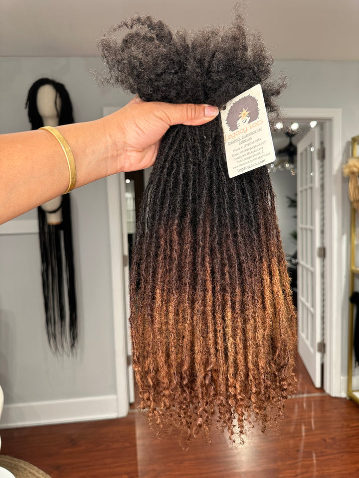 XSmall Width-Interloc'd Coil  Loc Extensions *100 Locs Bundle*(READY TO SHIP IN 1-3 BUSINESS DAYS)